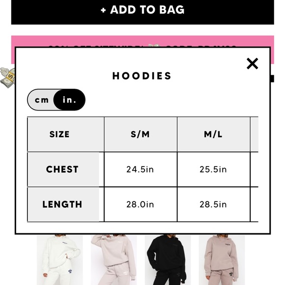 White Fox pebble sweatshirt and sweatpants - Picture 5 of 7